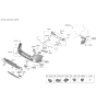 Diagram for 2023 Hyundai Genesis GV70 Parking Assist Distance Sensor - 99310-Q0000-FT7