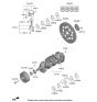 Diagram for 2022 Hyundai Genesis GV80 Piston - 23410-2T000