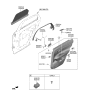 Diagram for 2022 Hyundai Genesis GV70 Car Speakers - 96315-AR500