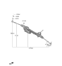 Diagram for Hyundai Genesis GV70 Tie Rod End - 56820-AR000