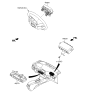 Diagram for 2016 Hyundai Sonata Hybrid Air Bag - 80100-E6000-TRY