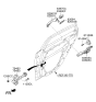 Diagram for 2017 Hyundai Sonata Hybrid Door Check - 79490-C1000