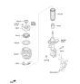 Diagram for Hyundai Sonata Hybrid Bump Stop - 54625-C1000