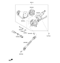 Diagram for Hyundai Steering Column - 56310-E6700