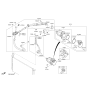 Diagram for 2017 Hyundai Sonata Hybrid A/C Hose - 97775-E6000