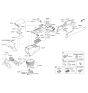 Diagram for Hyundai Sonata Hybrid Cigarette Lighter - 95120-C1500