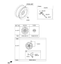 Diagram for Hyundai Sonata Hybrid Spare Wheel - 52905-E6210