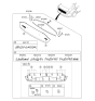 Diagram for 2017 Hyundai Sonata Hybrid Emblem - 86313-E6000