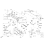 Diagram for Hyundai Sonata Hybrid Rear Crossmember - 55400-C1700