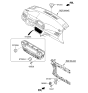 Diagram for Hyundai Sonata Hybrid A/C Switch - 97250-E6730-GU