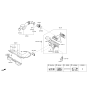 Diagram for 2016 Hyundai Sonata Hybrid Air Duct - 28210-E6100