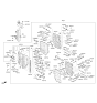 Diagram for Hyundai Sonata Hybrid Valve Body - 46210-3D100