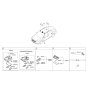 Diagram for 2021 Hyundai Tucson Dome Light - 92850-C1000-TTX