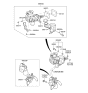 Diagram for 2017 Hyundai Sonata Hybrid Brake Master Cylinder Reservoir - 58500-E6040