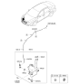 Diagram for 2017 Hyundai Sonata Hybrid Washer Reservoir - 98620-E6000