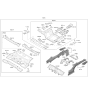 Diagram for 2017 Hyundai Sonata Front Cross-Member - 65610-C1000