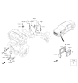 Diagram for 2016 Hyundai Sonata Hybrid Engine Control Module - 39161-2EEB0