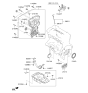 Diagram for 2017 Hyundai Sonata Hybrid Timing Cover - 21350-2E430