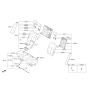 Diagram for Hyundai Sonata Hybrid Seat Cushion - 89100-E6120-S3G