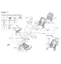 Diagram for Hyundai Sonata Hybrid Seat Cushion - 88203-E6000-S3G