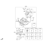 Diagram for 2019 Hyundai Sonata Hybrid Coolant Reservoir Hose - 25451-E6000