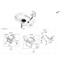 Diagram for 2019 Hyundai Sonata Antenna - 96240-C2000