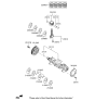 Diagram for 2017 Hyundai Sonata Hybrid Harmonic Balancer - 23124-2E311