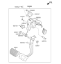 Diagram for Hyundai Brake Pedal - 32800-E6100