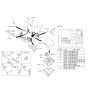 Diagram for Hyundai Sonata Hybrid Relay Block - 91950-C1625