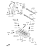 Diagram for Hyundai Sonata Hybrid Camshaft - 24100-2E650