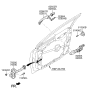 Diagram for Hyundai Sonata Hybrid Door Check - 79390-C1000