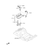 Diagram for 2019 Hyundai Sonata Hybrid Battery Tray - 37150-4R000