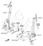 Diagram for Hyundai Elantra Seat Belt - 88810-F2500-TRY