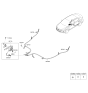 Diagram for 2019 Hyundai Elantra Parking Brake Cable - 59760-F2050