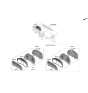 Diagram for 2020 Hyundai Elantra Instrument Cluster - 94051-F2410