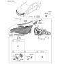 Diagram for 2020 Hyundai Elantra Light Socket - 92166-A9000