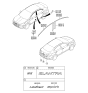 Diagram for 2019 Hyundai Elantra Emblem - 86315-F2AA0