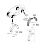 Diagram for Hyundai Wheelhouse - 86812-F2800