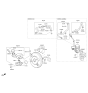 Diagram for 2020 Hyundai Elantra Brake Master Cylinder Reservoir - 58510-F2CD0