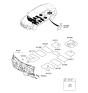 Diagram for 2019 Hyundai Elantra Dash Panels - 84120-F2600