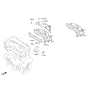 Diagram for Hyundai Elantra Exhaust Heat Shield - 28525-2E270