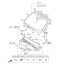 Diagram for 2020 Hyundai Elantra Windshield - 86111-F2530