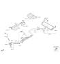 Diagram for Hyundai Elantra Exhaust Heat Shield - 28795-F2000