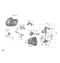 Diagram for 2023 Hyundai Venue Back Up Light Switch - 93860-26600