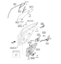 Diagram for 2018 Hyundai Elantra Window Run - 83554-F2000