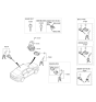 Diagram for 2018 Hyundai Elantra Door Lock Cylinder - 81905-F2210