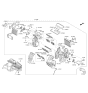 Diagram for 2020 Hyundai Elantra Heater Core - 97138-F2DA0