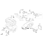 Diagram for 2019 Hyundai Elantra GT Oxygen Sensor - 39210-2ECC0