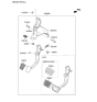Diagram for 2019 Hyundai Elantra Brake Pedal - 32800-M6110