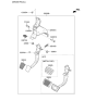 Diagram for 2020 Hyundai Elantra Brake Pedal - 32800-M6110